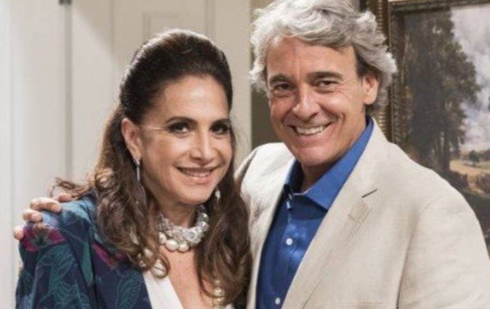 O casal poderoso de Verão 90, novela da Globo (Foto: Reprodução)