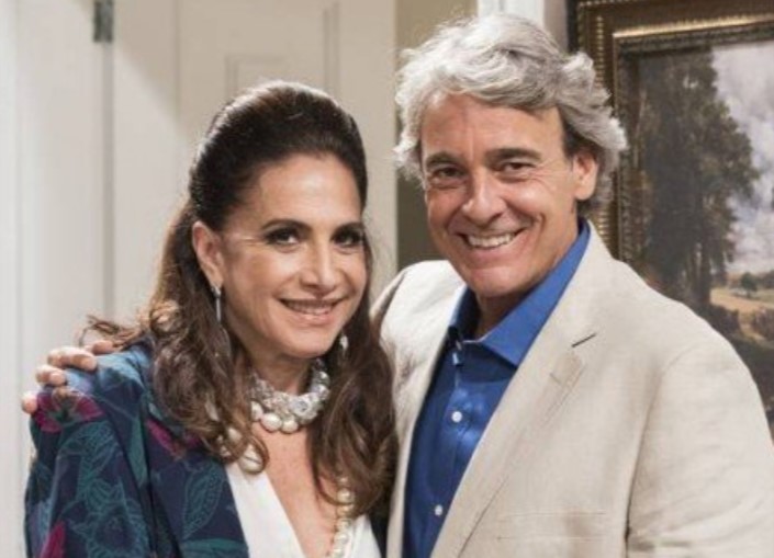 O casal poderoso de Verão 90, novela da Globo (Foto: Reprodução)