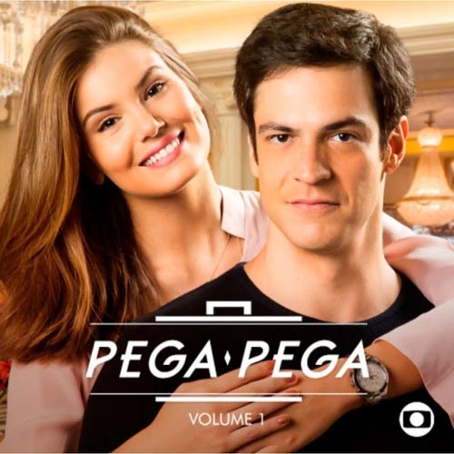 Capa do CD (volume 1) da novela Pega Pega