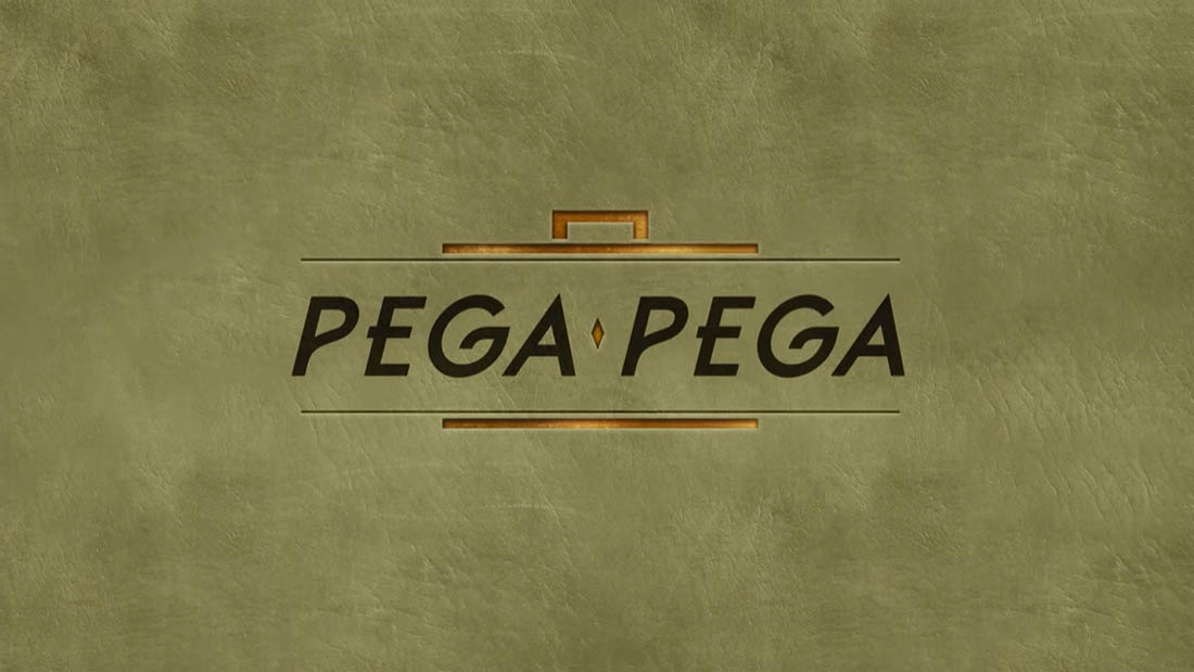Logo da novela Pega Pega