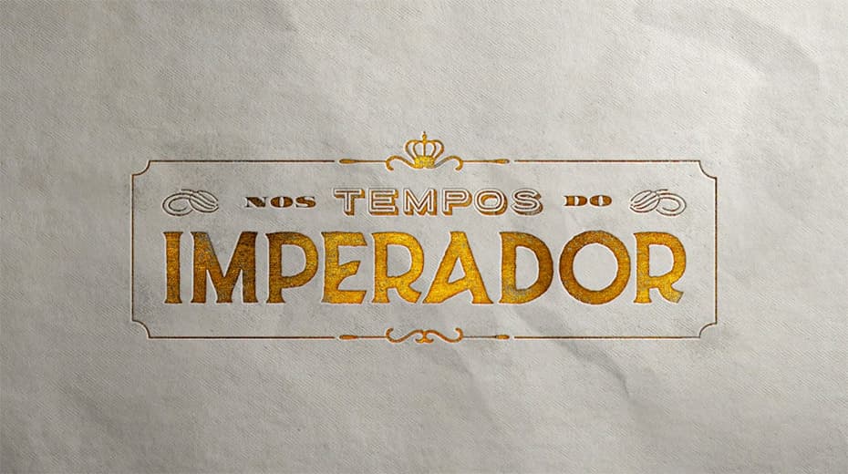 Logo da novela Nos Tempos do Imperador
