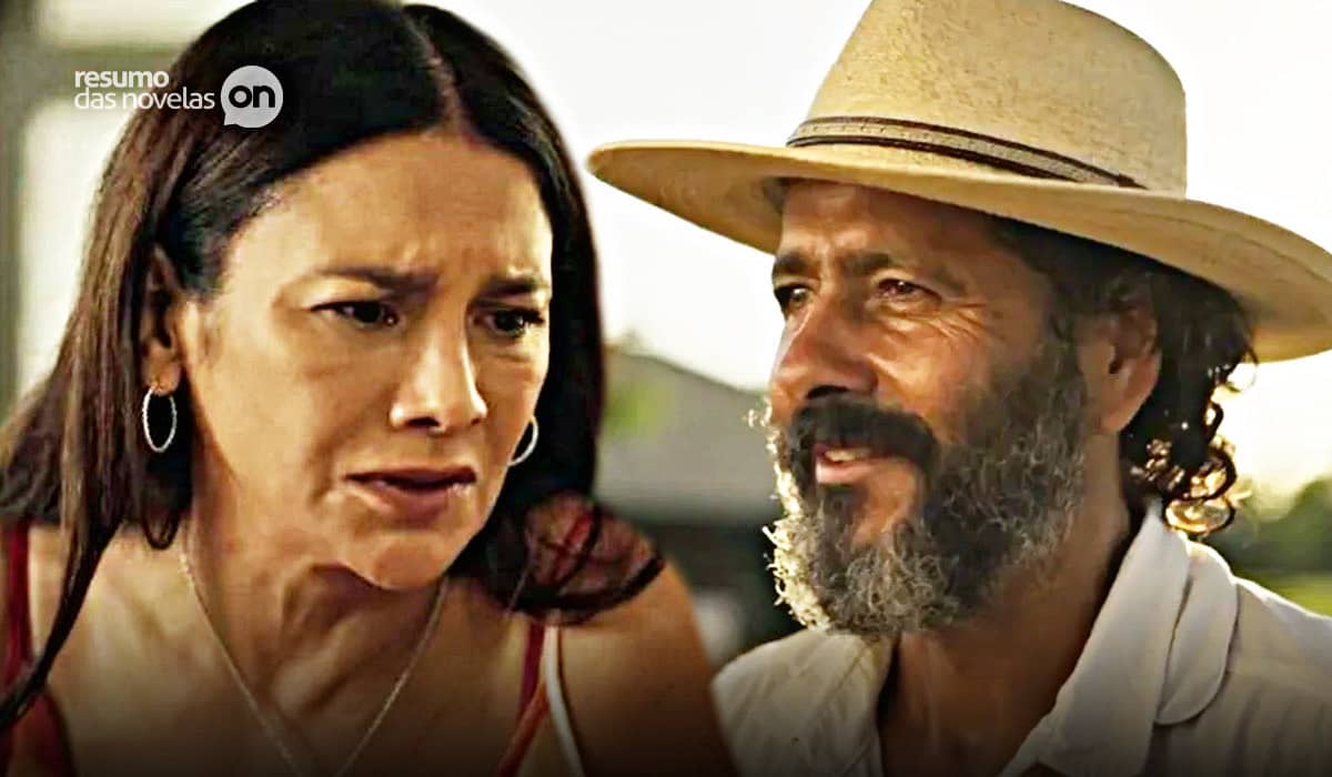 Filó e Zé Leôncio em Pantanal, novela das 9 da Globo