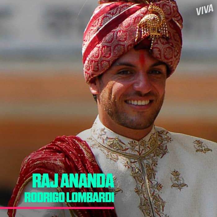 Rodrigo Lombardi no papel de Raj na novela Caminho das Índias do Canal Viva