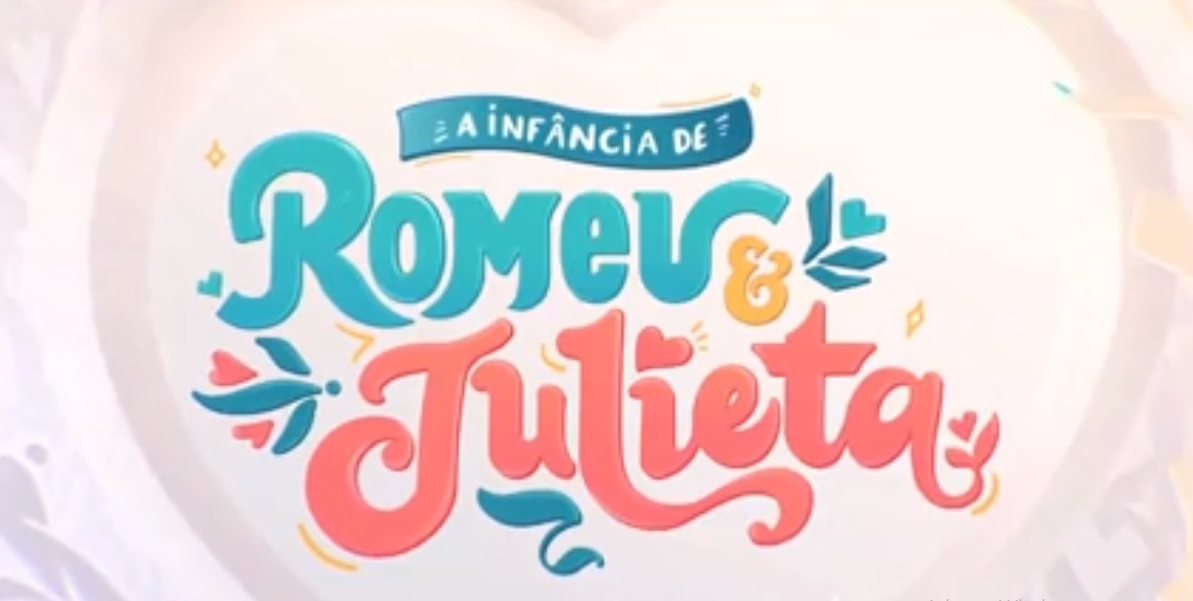 Logo da novela A Infância de Romeu e Julieta