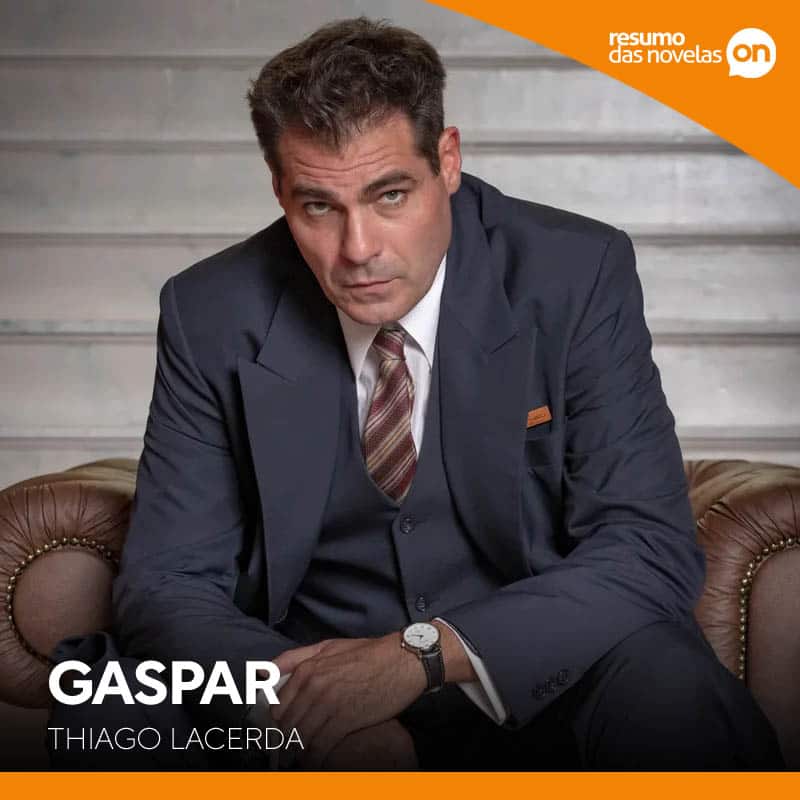 Gaspar, personagem de Thiago Lacerda na novela Amor Perfeito