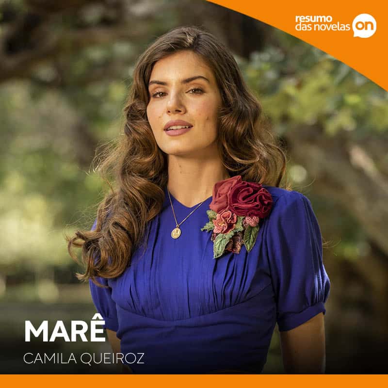 Camila Queiroz, no papel de Marê, na novela Amor Perfeito