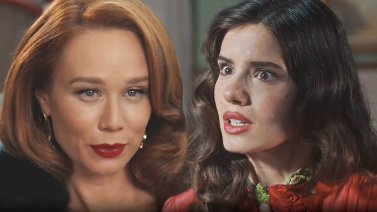 Gilda, à esquerda; Marê, à direita, na novela Amor Perfeito, da TV Globo