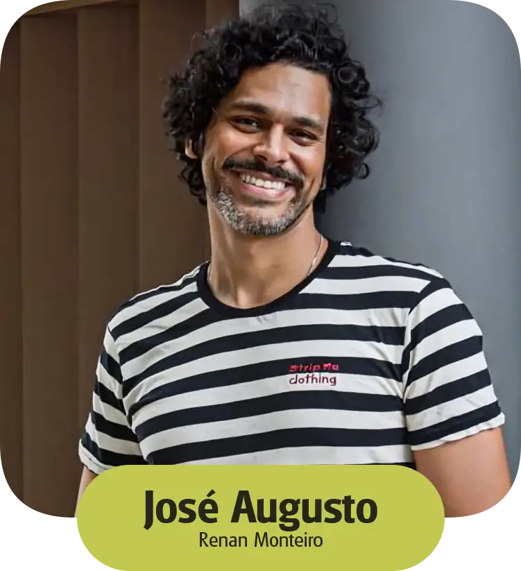José Augusto, personagem de Renan Monteiro, em Renascer 2024.