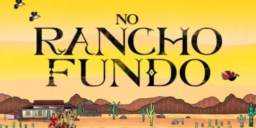 Logo da novela "No Rancho Fundo", da TV Globo.