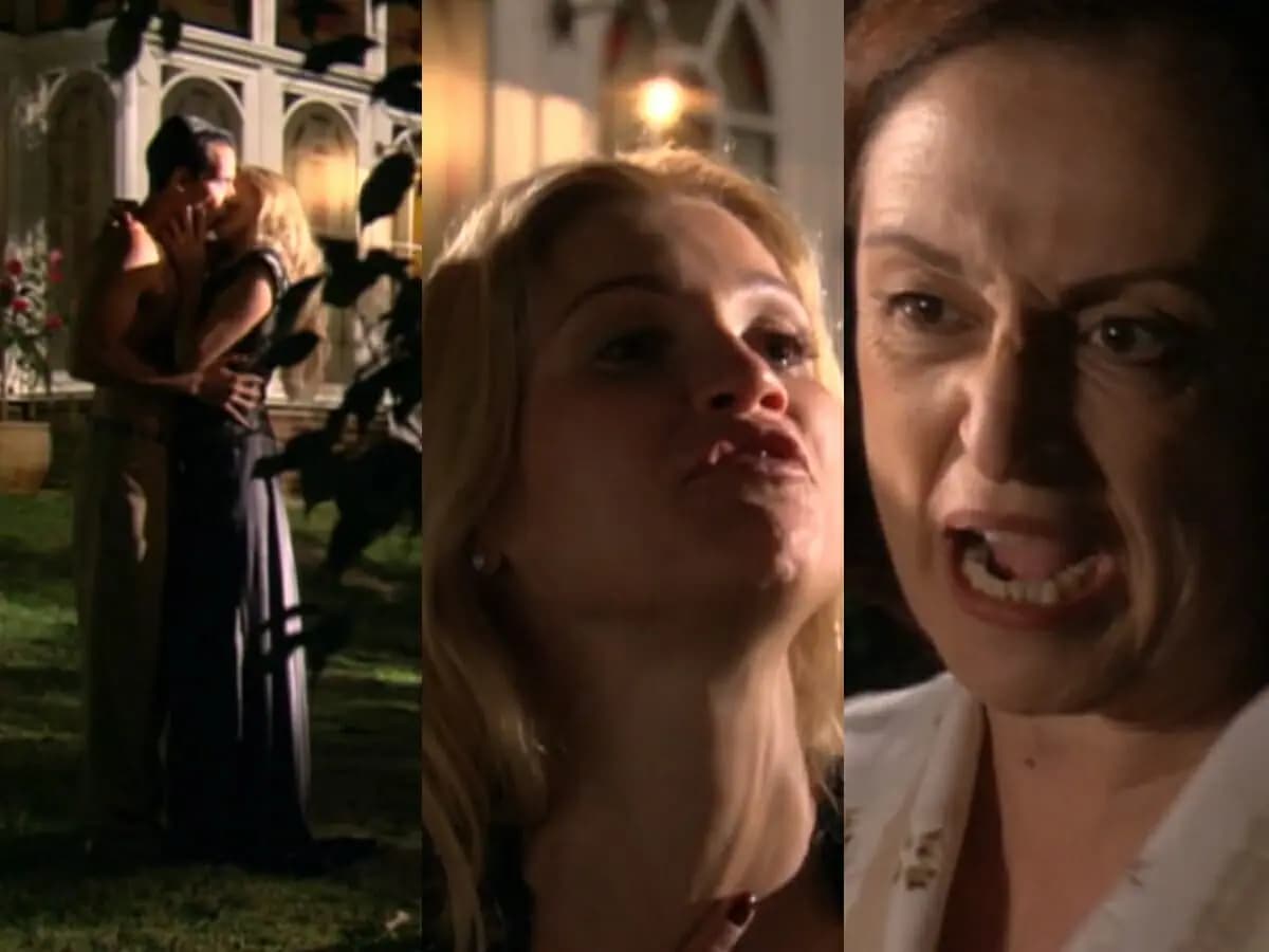 Cristina beija e Ivan e é flagrada por Débora